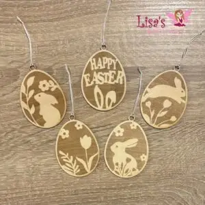 Holzeier – 5er-Set