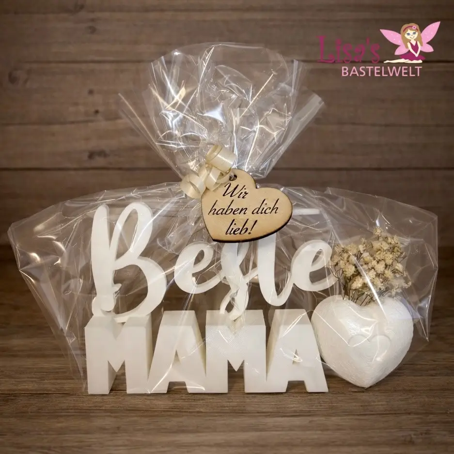 Dekoration „Beste Mama“ - 3D Druck – Bild 4