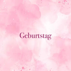 Geburtstag