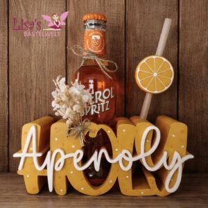 Dekorativer Flaschenhalter „Holy Aperoly“