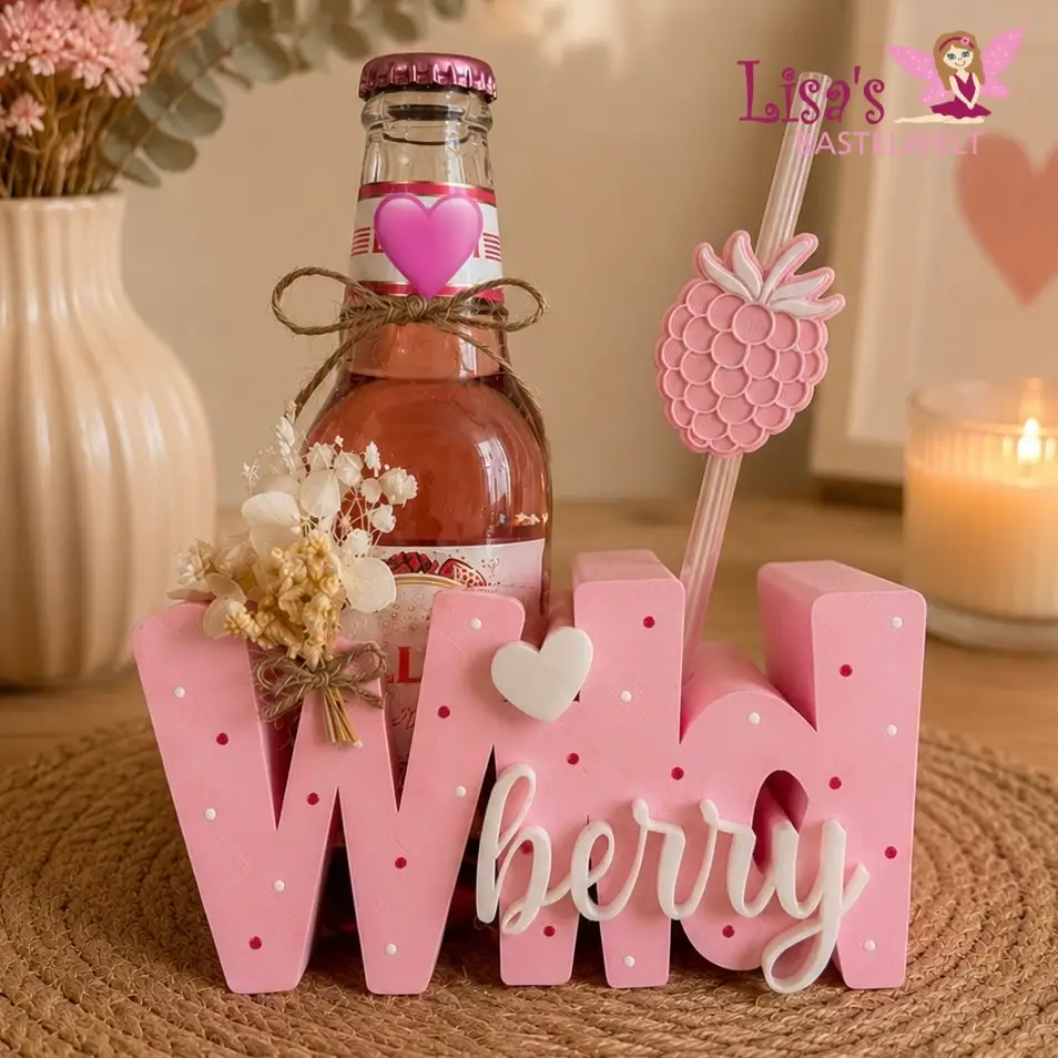 Dekorativer Flaschenhalter „Wildberry“