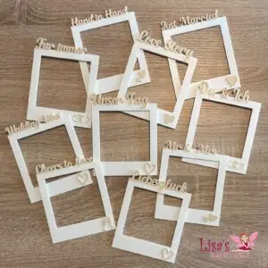Foto-Props für die schönsten Hochzeitserinnerungen